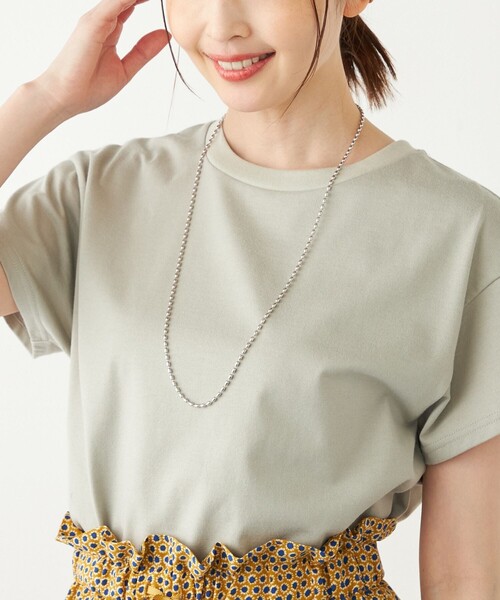 SHIPS Colors:オーバルチェーン ロング ネックレス◇（ネックレス