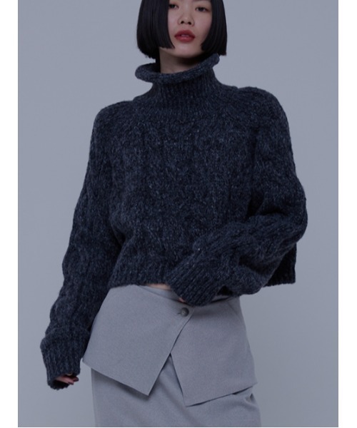 AMAIL(アマイル)の「Minimam poco knit(ニット/セーター・レディース・アイボリー/グレー/ベージュ・FREE)」の10枚目の写真