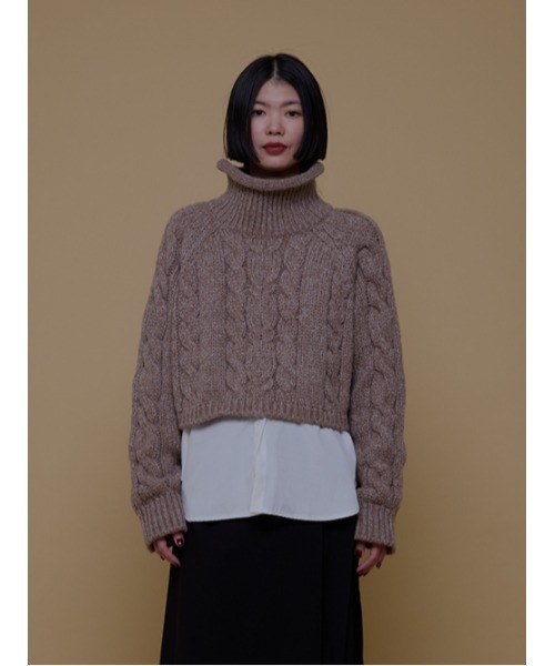 AMAIL(アマイル)の「Minimam poco knit(ニット/セーター・レディース・アイボリー/グレー/ベージュ・FREE)」の16枚目の写真