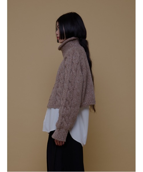 AMAIL(アマイル)の「Minimam poco knit(ニット/セーター・レディース・アイボリー/グレー/ベージュ・FREE)」の17枚目の写真