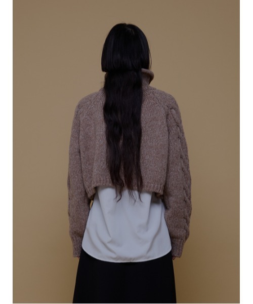 AMAIL(アマイル)の「Minimam poco knit(ニット/セーター・レディース・アイボリー/グレー/ベージュ・FREE)」の18枚目の写真