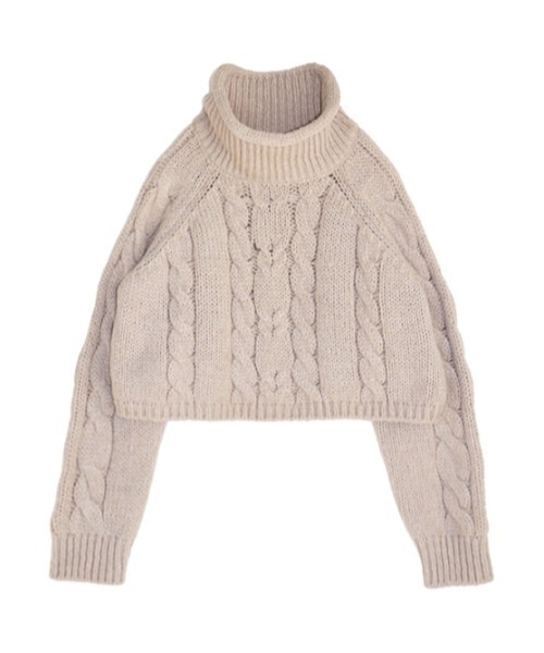 AMAIL(アマイル)の「Minimam poco knit(ニット/セーター・レディース・アイボリー/グレー/ベージュ・FREE)」の19枚目の写真