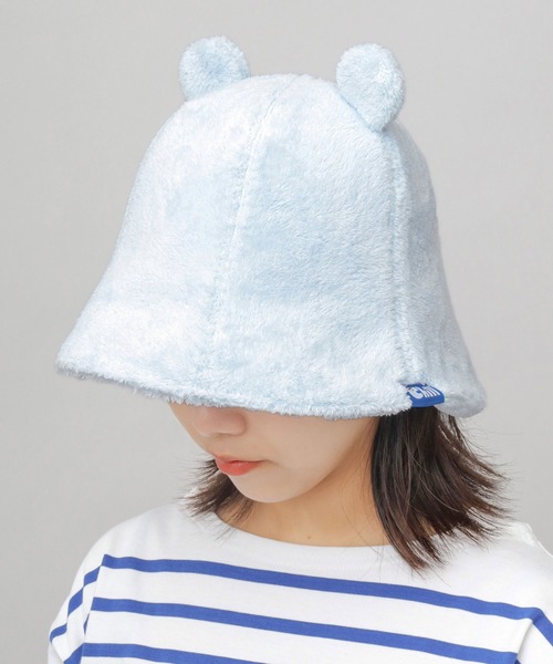 A.M.S.（エーエムエス）の「Chill Panda（チルパンダ） 肉厚パイル 耳付き チューリップハット型 サウナハット（ハット・レディース・マスタード/オフホワイト/ブラック/ライトブルー/グレー・FREE）」の17枚目の写真