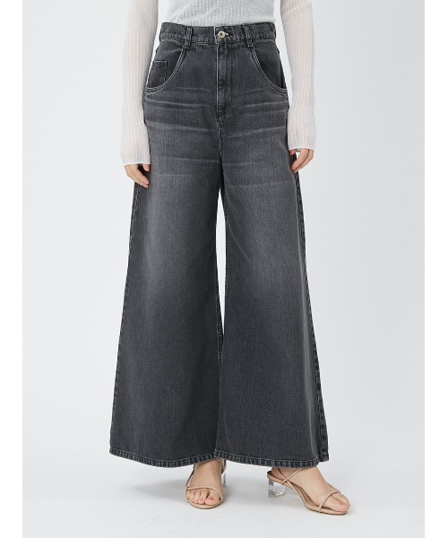 FRAY I.D（フレイアイディー）の「【00サイズあり】ワイドデニムパンツ（デニムパンツ・レディース・ブルー/その他/ブラック・0/1/00）」の21枚目の写真