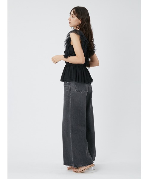 FRAY I.D（フレイアイディー）の「【00サイズあり】ワイドデニムパンツ（デニムパンツ・レディース・ブルー/その他/ブラック・0/1/00）」の19枚目の写真