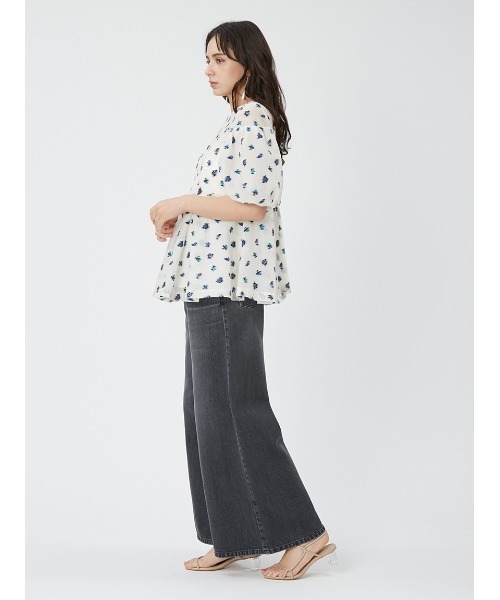 FRAY I.D（フレイアイディー）の「【00サイズあり】ワイドデニムパンツ（デニムパンツ・レディース・ブルー/その他/ブラック・0/1/00）」の9枚目の写真