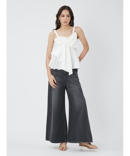 FRAY I.D（フレイアイディー）の「【00サイズあり】ワイドデニムパンツ（デニムパンツ・レディース・ブルー/その他/ブラック・0/1/00）」の11枚目の写真