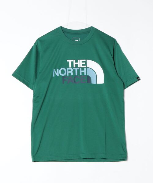 THE NORTH FACE(ザノースフェイス)の「THE NORTH FACE S/S Colorful Logo Tee / ザ・ノース・フェイス ショート スリーブ カラフル ロゴ ティー(Tシャツ/カットソー・メンズ・ホワイト/グレー/グリーン/ブラック/ネイビー/パープル・XL/L/M/S/XXL)」の4枚目の写真
