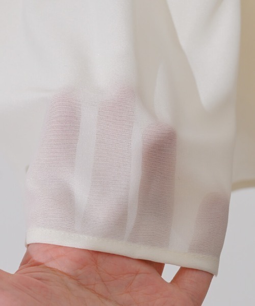 flower（フラワー）の「フローイングギャザースカート（スカート・レディース・アイボリー/ブラック・FREE）」の11枚目の写真