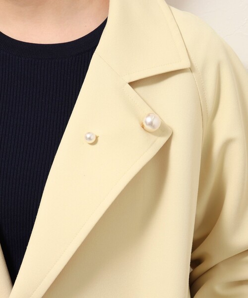 NOLLEY’S Sophi（ノーリーズソフィ）の「パール×パールピン（ブローチ/コサージュ・レディース・オフホワイト・FREE）」の7枚目の写真