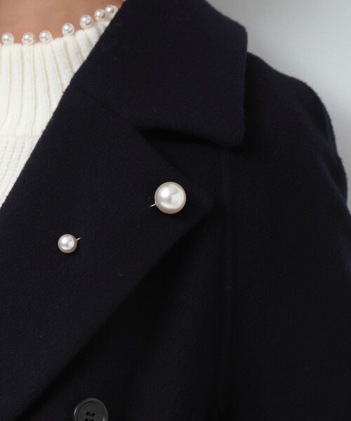 NOLLEY’S Sophi（ノーリーズソフィ）の「パール×パールピン（ブローチ/コサージュ・レディース・オフホワイト・FREE）」の8枚目の写真