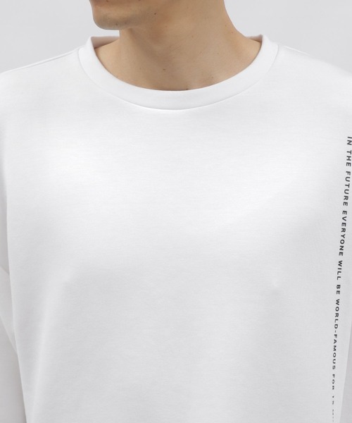 LAKOLE（ラコレ）の「ダンボール切替半袖T / 976905（Tシャツ/カットソー・メンズ・ブルー/チャコールグレー/グレー/ブラック/ホワイト・MEDIUM/X-LARGE/LARGE）」の15枚目の写真