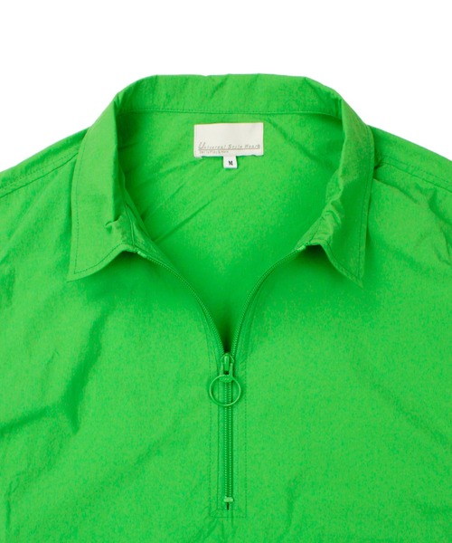 Universal Style Wear(ユニバーサルスタイルウェア)の「Universal Style Wear ハーフジップ アノラックシャツ(その他トップス・メンズ・パープル/グリーン/ブラック/ブルー・MEDIUM/LARGE/X-LARGE)」の16枚目の写真