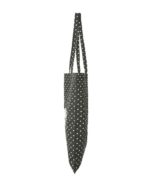 MILKFED.(ミルクフェド)の「ICING LOGO POLKA DOT FLAT TOTE(トートバッグ・レディース・ブラック/ライトブルー/グレー・ONE SIZE)」の6枚目の写真
