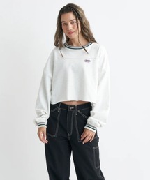 ROXY | LOOK UP PULLOVER/ロキシープルオーバーショート丈スウェット(スウェット)