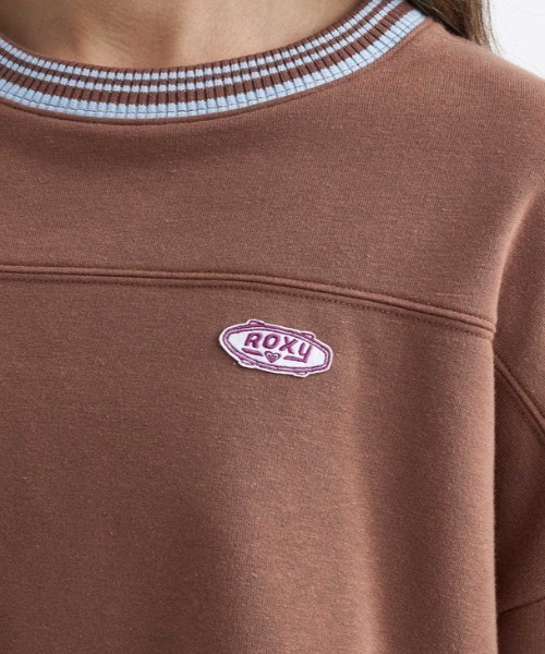 ROXY(ロキシー)の「LOOK UP PULLOVER/ロキシープルオーバーショート丈スウェット(スウェット・レディース・ネイビー/ブラウン/グレー・MEDIUM/LARGE/SMALL)」の8枚目の写真