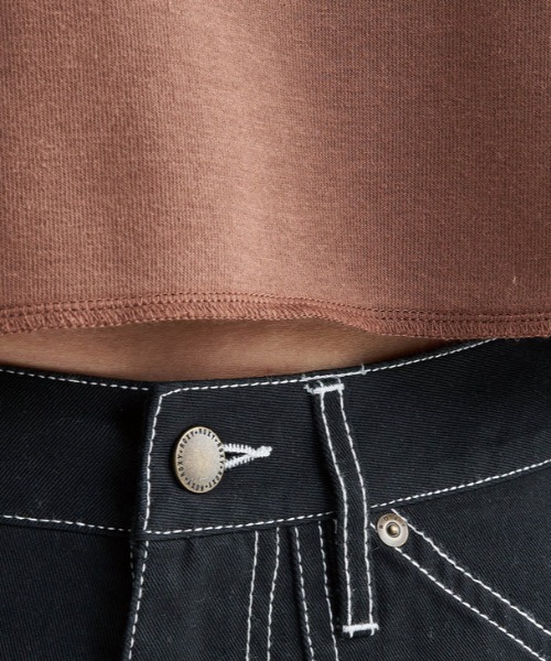 ROXY(ロキシー)の「LOOK UP PULLOVER/ロキシープルオーバーショート丈スウェット(スウェット・レディース・ネイビー/ブラウン/グレー・MEDIUM/LARGE/SMALL)」の10枚目の写真