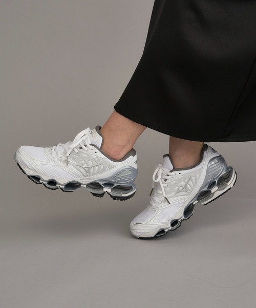 Mizuno ミズノWAVE PROPHECY LS ホワイト24cm MIZUNO / ミズノ】WAVE PROPHECY LS - WHITE × SILVER | 公式