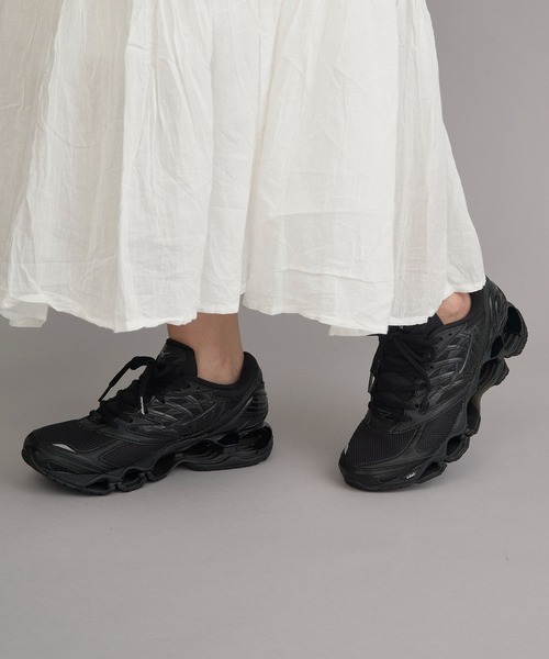 MIZUNO（ミズノ　）の「【MIZUNO】Wave Prophecy LS スニーカー（スニーカー・メンズ・ブラック/シルバー/グレー/ライトグレー・26.5cm/27.5cm/26cm/27cm/28cm/28.5cm/25cm/24.5cm/24cm/23.5cm）」の21枚目の写真