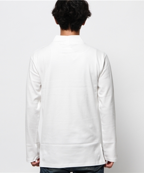 WEGO(ウィゴー)の「WEGO/スムースハイネックロングTシャツ(Tシャツ/カットソー・メンズ・ホワイト/ホワイト系その他/ブラック・LARGE/MEDIUM)」の10枚目の写真