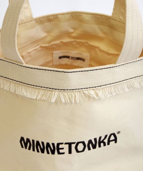 Minnetonka(ミネトンカ)の「【MINNETONKA/ミネトンカ】 CANVAS BAG / キャンバスバッグ(トートバッグ・レディース・グレー/アイボリー/ブラック/ブラウン・FREE)」の11枚目の写真