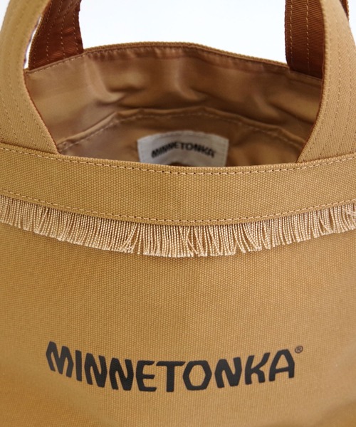 Minnetonka(ミネトンカ)の「【MINNETONKA/ミネトンカ】 CANVAS BAG / キャンバスバッグ(トートバッグ・レディース・グレー/アイボリー/ブラック/ブラウン・FREE)」の12枚目の写真