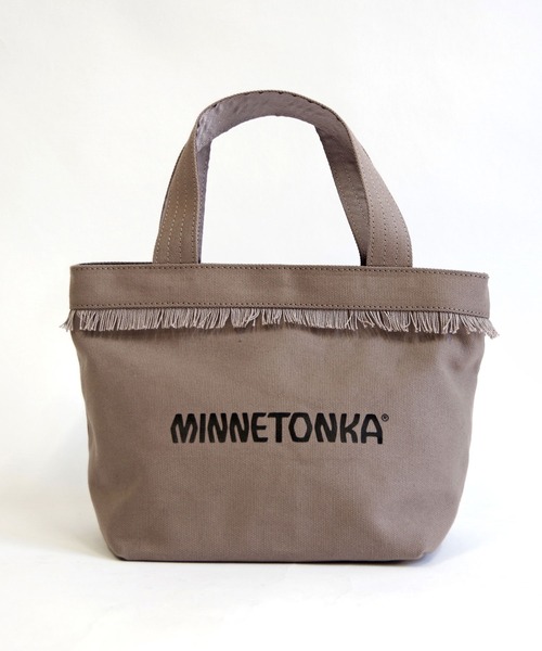 Minnetonka(ミネトンカ)の「【MINNETONKA/ミネトンカ】 CANVAS BAG / キャンバスバッグ(トートバッグ・レディース・グレー/アイボリー/ブラック/ブラウン・FREE)」の15枚目の写真