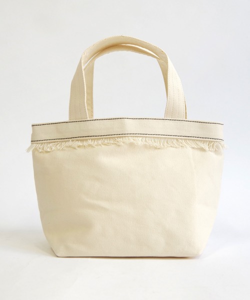 Minnetonka(ミネトンカ)の「【MINNETONKA/ミネトンカ】 CANVAS BAG / キャンバスバッグ(トートバッグ・レディース・グレー/アイボリー/ブラック/ブラウン・FREE)」の5枚目の写真