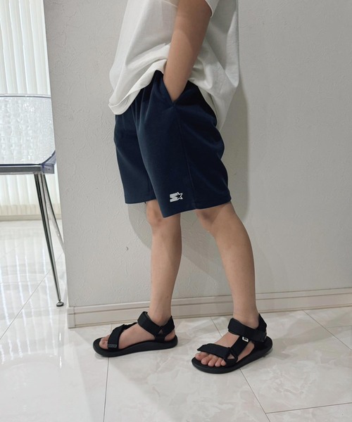 STARTER(スターター)の「STARTER スターター ワンポイントハーフパンツ(その他パンツ・キッズ・ベージュ/チャコール/ネイビー/ブラック/ダークグリーン/杢グレー/オレンジ/ライム・160cm/150cm/140cm/130cm/120cm/110cm)」の7枚目の写真