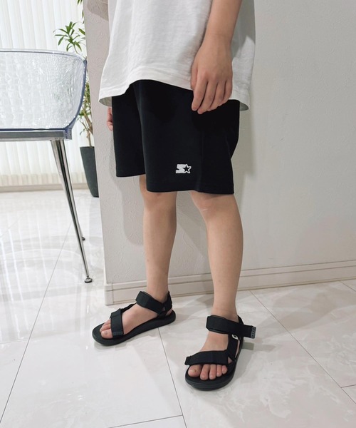 STARTER(スターター)の「STARTER スターター ワンポイントハーフパンツ(その他パンツ・キッズ・ベージュ/チャコール/ネイビー/ブラック/ダークグリーン/杢グレー/オレンジ/ライム・160cm/150cm/140cm/130cm/120cm/110cm)」の1枚目の写真