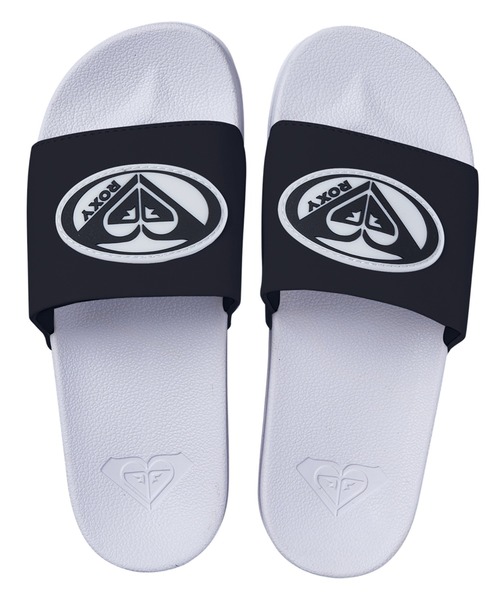 ROXY(ロキシー)の「SLIPPY PLATFORM/ロキシー厚底スライドサンダル(サンダル・レディース・ブラック/ホワイト・SMALL/MEDIUM/LARGE)」の3枚目の写真