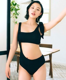 ブラック 水着 OHOTORO] オオトロ 水着 Lace Up Bikini ビキニ 黒 - メルカリ