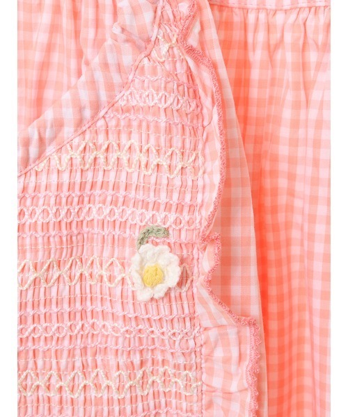 PINK HOUSE（ピンクハウス）の「スモッキング刺繍使いギンガム