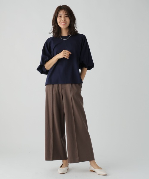 Elura(エルーラ)の「ドレスアップラグランプルオーバー(Tシャツ/カットソー・レディース・ネイビー/ホワイト・LARGE/MEDIUM)」の4枚目の写真