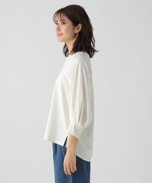 Elura(エルーラ)の「ドレスアップラグランプルオーバー(Tシャツ/カットソー・レディース・ネイビー/ホワイト・LARGE/MEDIUM)」の12枚目の写真