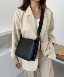 ＜ユニセックス＞シンプルスクエアショルダーBAG/バック