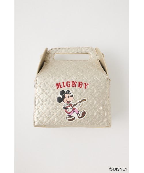 Disney SERIES CREATED by MUS（ディズニーシリーズクリエイテッドバイエムユーエス）の「MD ROCK BOX バッグ（ショルダーバッグ・レディース・ピンク/ゴールド・FREE）」の3枚目の写真