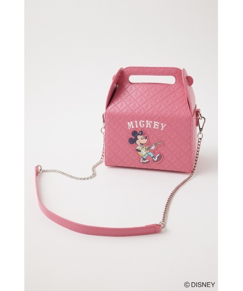 Disney SERIES CREATED by MUS（ディズニーシリーズクリエイテッドバイエムユーエス）の「MD ROCK BOX バッグ（ショルダーバッグ・レディース・ピンク/ゴールド・FREE）」の14枚目の写真