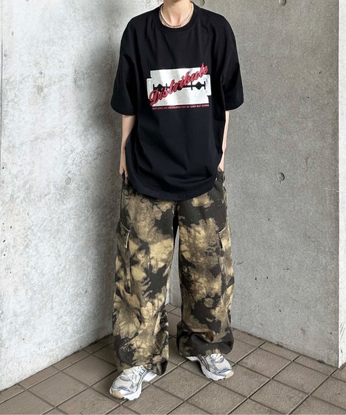 sedacle(セダクル)の「シャカシャカドッキングTシャツ(Tシャツ/カットソー・メンズ・グレー/ブラック・SMALL/MEDIUM/LARGE)」の16枚目の写真