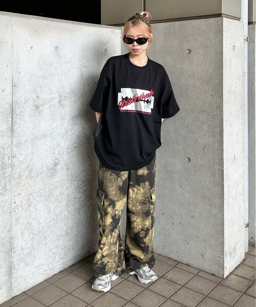 sedacle(セダクル)の「シャカシャカドッキングTシャツ(Tシャツ/カットソー・メンズ・グレー/ブラック・SMALL/MEDIUM/LARGE)」の15枚目の写真
