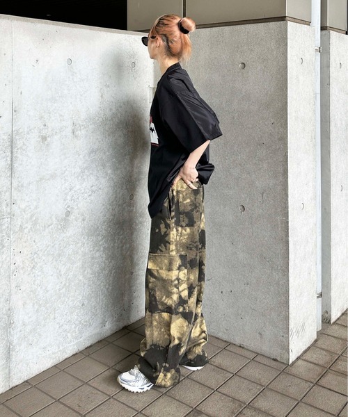 sedacle(セダクル)の「シャカシャカドッキングTシャツ(Tシャツ/カットソー・メンズ・グレー/ブラック・SMALL/MEDIUM/LARGE)」の14枚目の写真