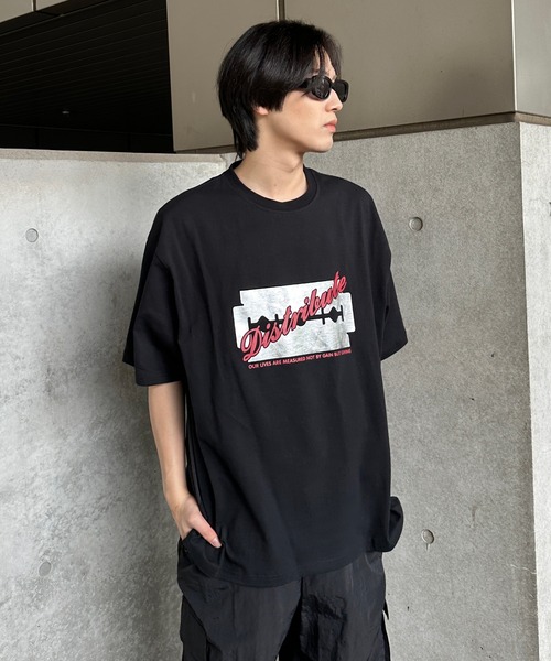 sedacle(セダクル)の「シャカシャカドッキングTシャツ(Tシャツ/カットソー・メンズ・グレー/ブラック・SMALL/MEDIUM/LARGE)」の13枚目の写真