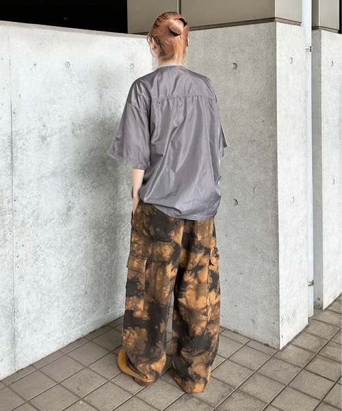 sedacle(セダクル)の「シャカシャカドッキングTシャツ(Tシャツ/カットソー・メンズ・グレー/ブラック・SMALL/MEDIUM/LARGE)」の3枚目の写真