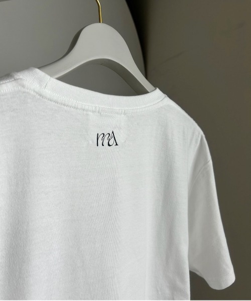 Ameri（アメリ）の「MESSAGE PRINT TEE（Tシャツ/カットソー