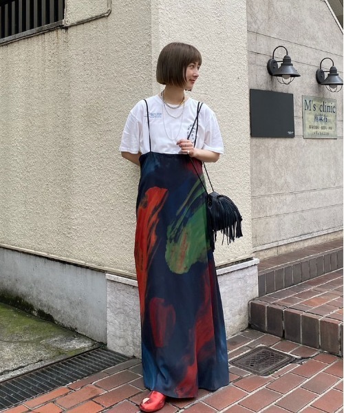【極美品】 AMERI MESSAGE PRINT TEE Ameri（アメリ）の「MESSAGE PRINT TEE（Tシャツ/カットソー