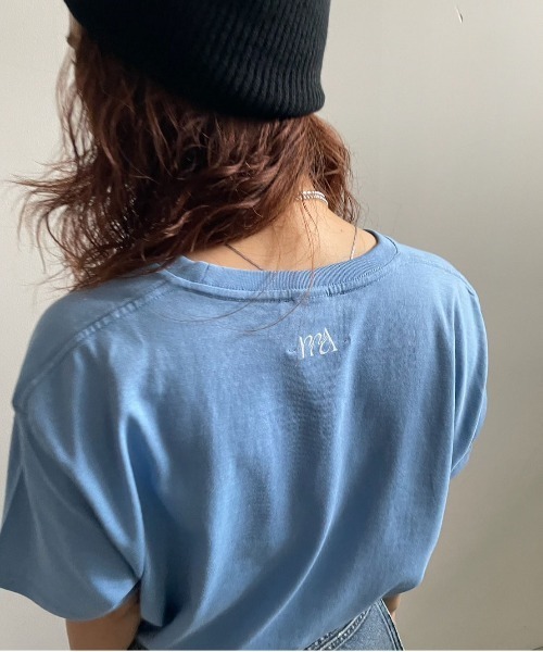 トップス AMERI MESSAGE PRINT TEE Ameri（アメリ）の「MESSAGE PRINT TEE（Tシャツ/カットソー