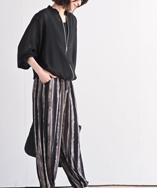 rps（アールピーエス）の「エステルシアーブルゾン（ブルゾン・レディース・ブラック/カーキ/チャコールグレー・フリー）」の6枚目の写真