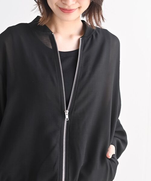 rps（アールピーエス）の「エステルシアーブルゾン（ブルゾン・レディース・ブラック/カーキ/チャコールグレー・フリー）」の7枚目の写真