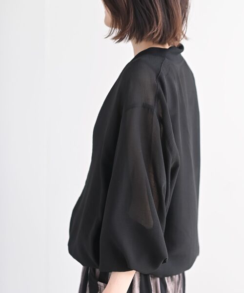 rps（アールピーエス）の「エステルシアーブルゾン（ブルゾン・レディース・ブラック/カーキ/チャコールグレー・フリー）」の8枚目の写真