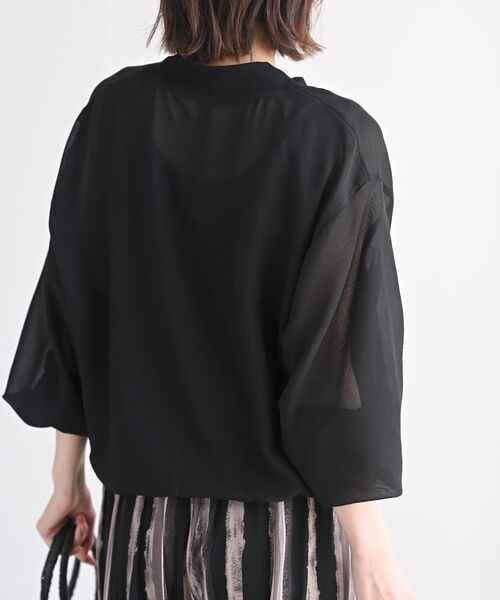 rps（アールピーエス）の「エステルシアーブルゾン（ブルゾン・レディース・ブラック/カーキ/チャコールグレー・フリー）」の9枚目の写真